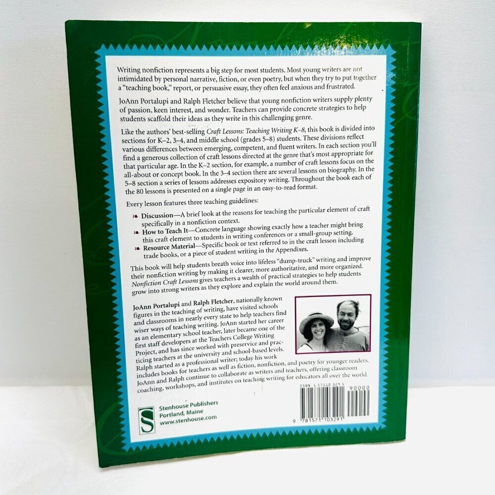 Nonfiction Craft Lessons: Teaching Information Writing K-8 by Portalupi, JoAnn - Picture 2 of 7